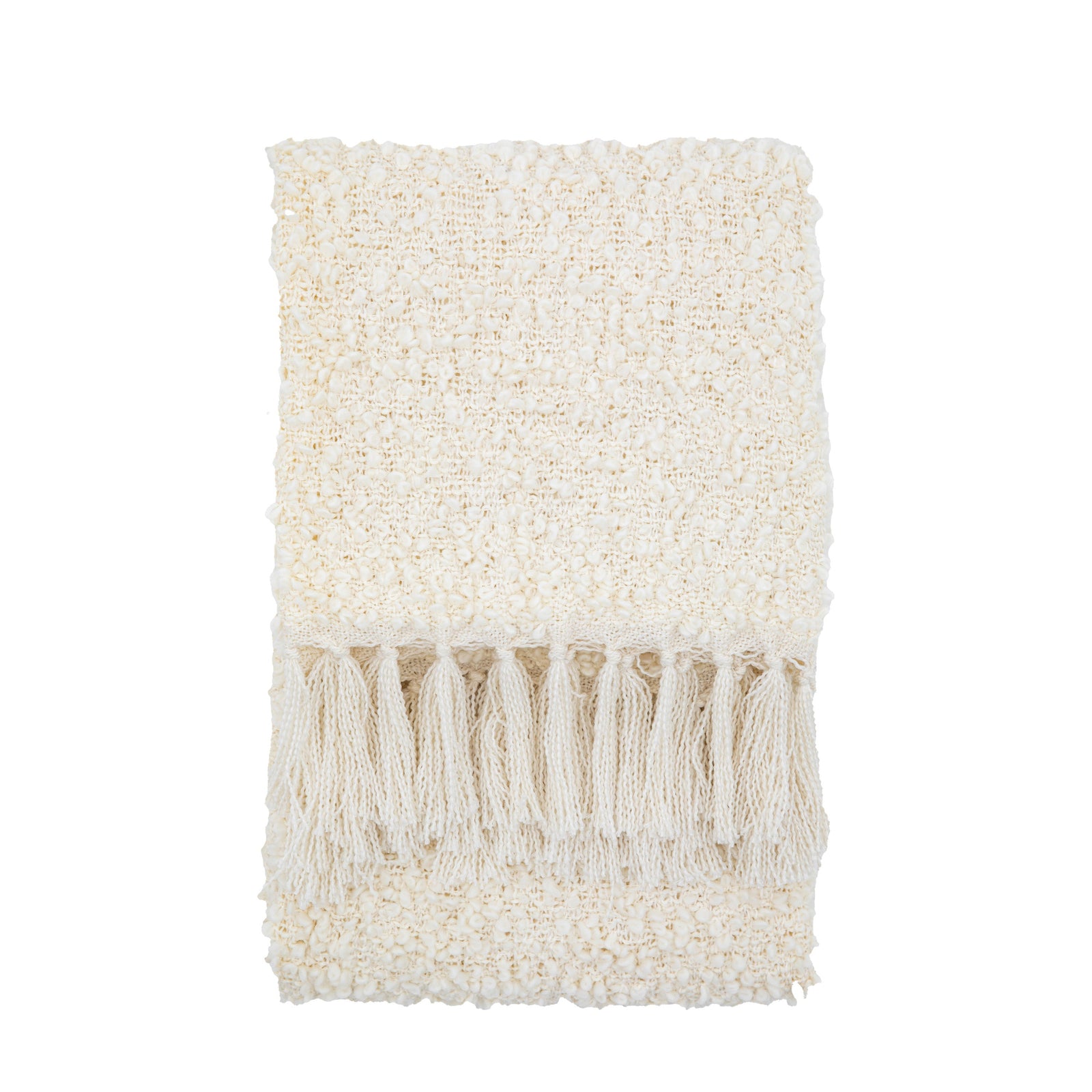 Bologna Black Throw - Bologna Throw Natural 130x170CM Sterling Home 1