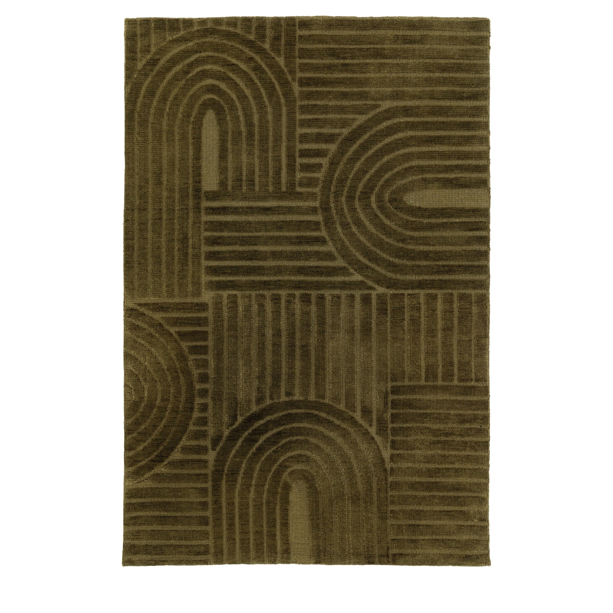 Saser Rug Olive - DHD Saser Rug Olive 160x230CM Sterling Home 1