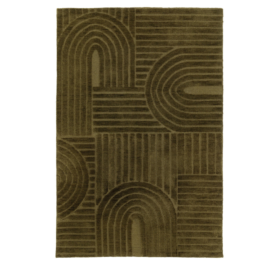 Saser Rug Olive - DHD Saser Rug Olive 160x230CM Sterling Home 1