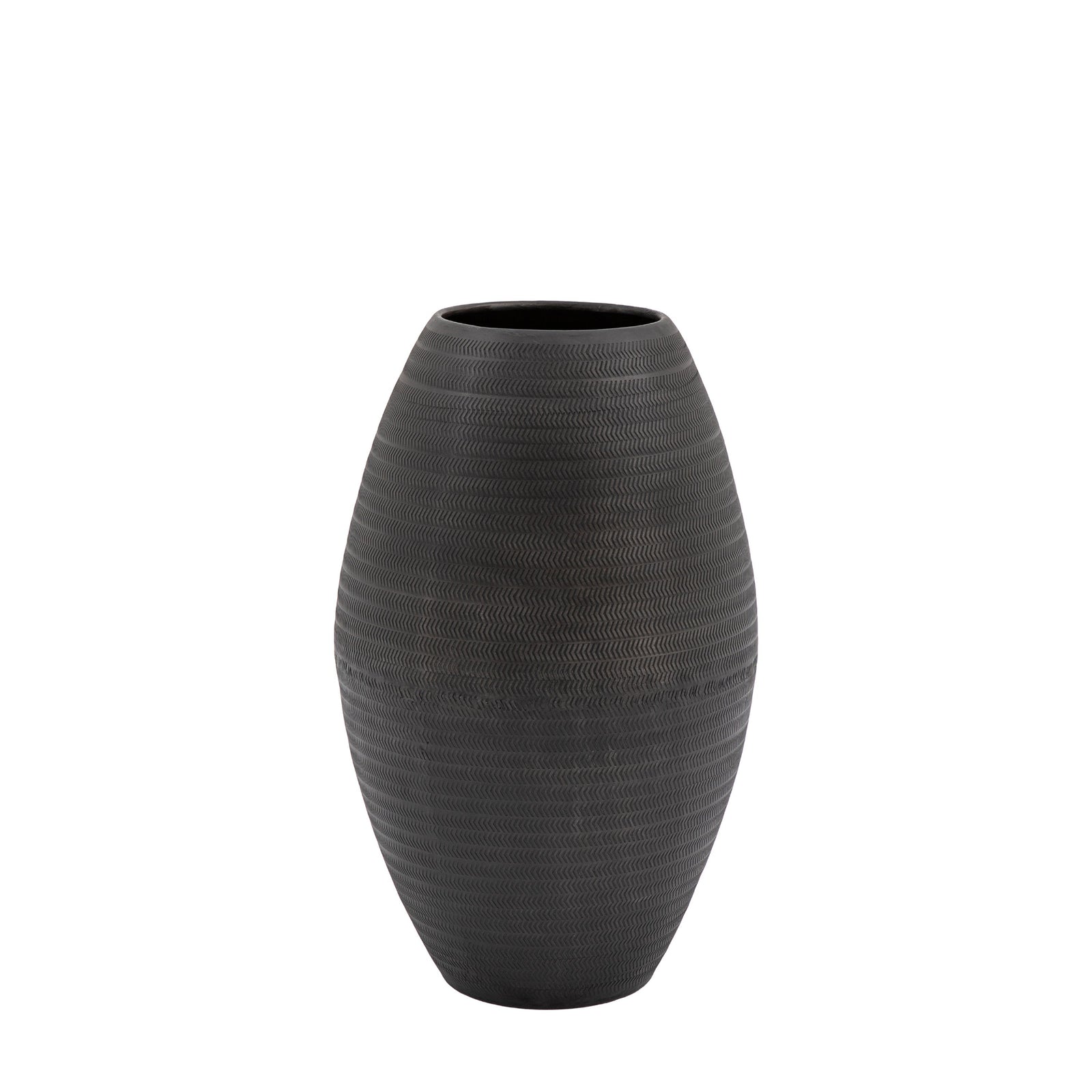 Artistic Aluminium Tall Black Vase - Artistic Aluminium Tall Vase Arrow Black Sterling Home 3