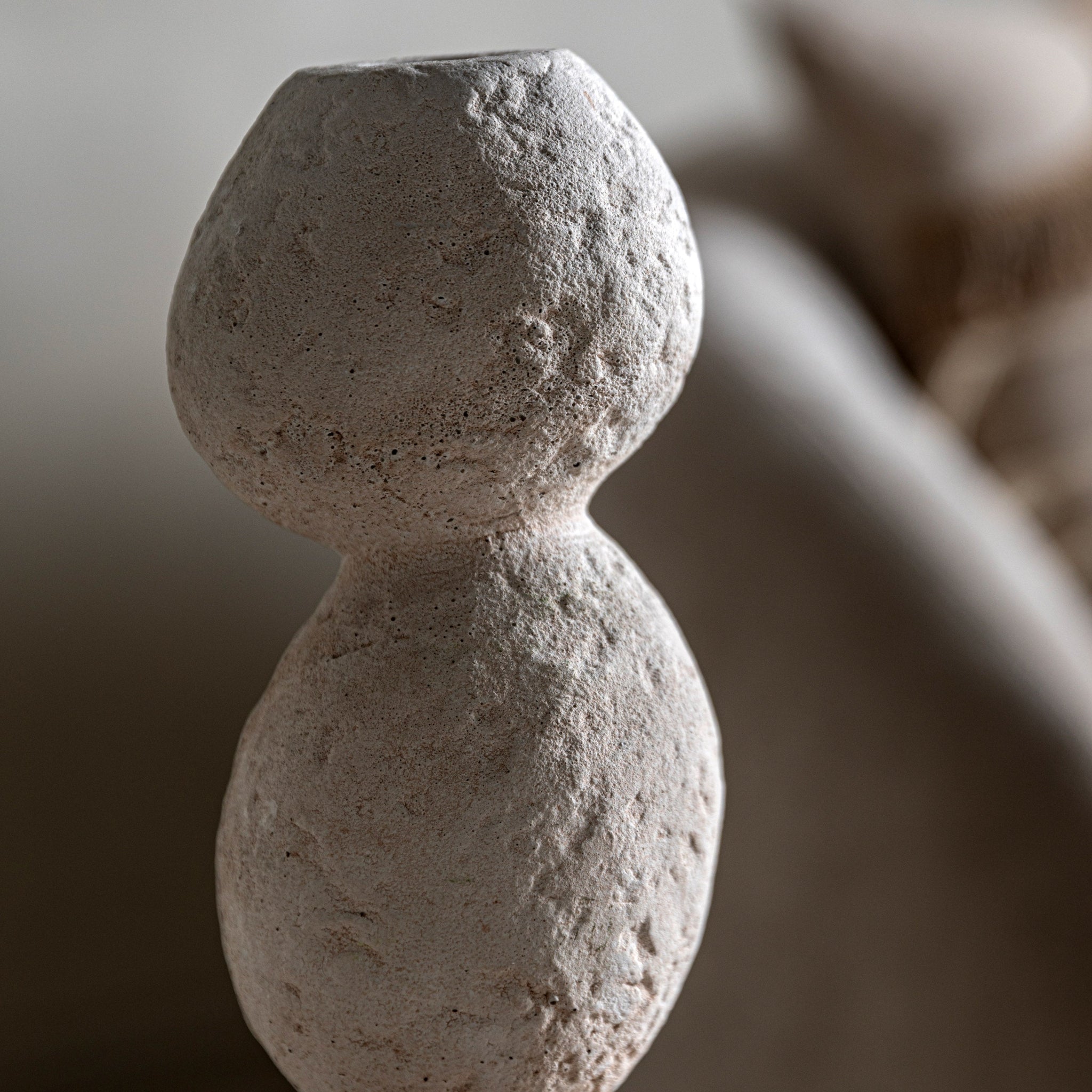 Ora Pebble Candle Holder Large - Ora Pebble Candle Holder Large Sterling Home 2