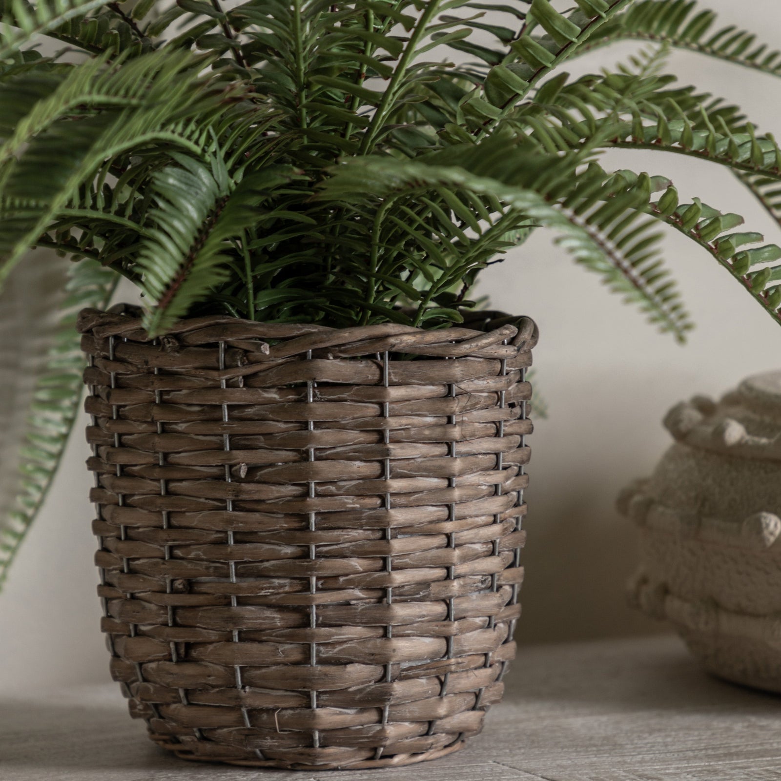 Artificial Potted Fern Plant Small - Potted Fern Plant 81CM Sterling Home 2