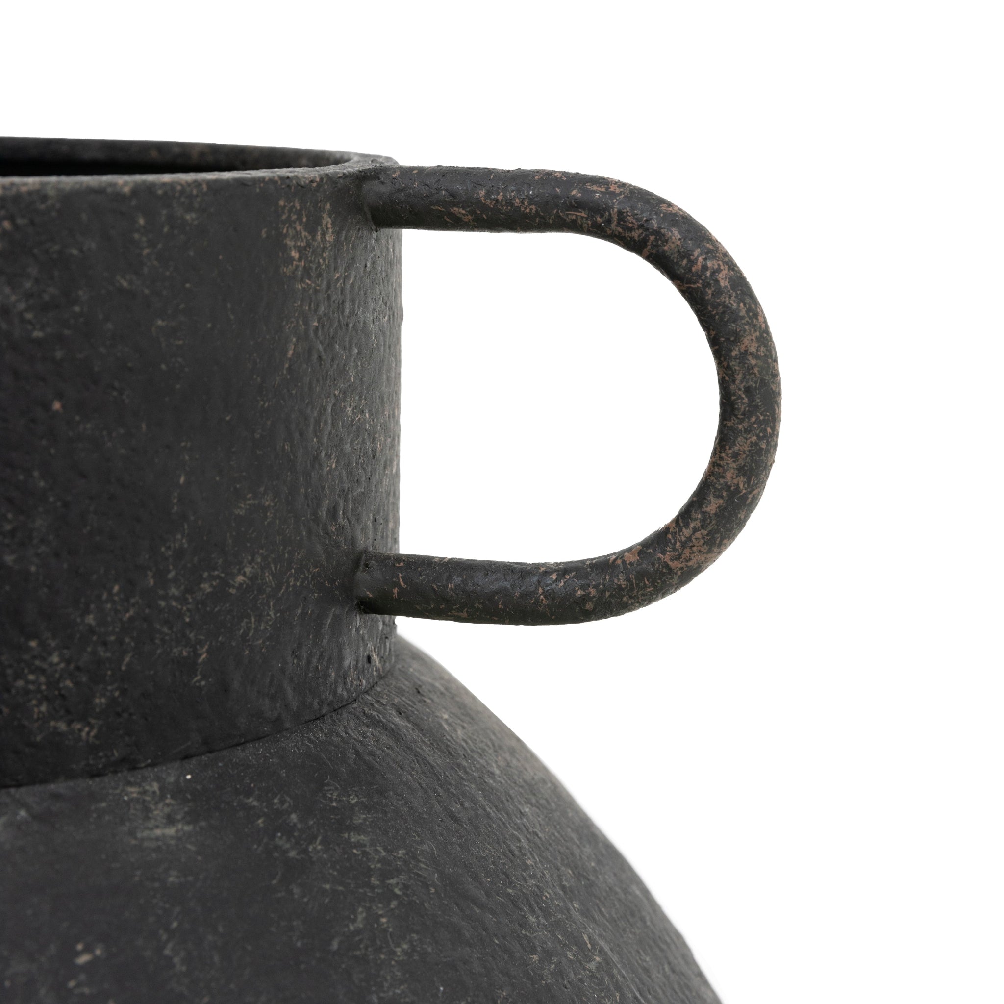 Teide Metal Vase Small - Teide Metal Vase Small Sterling Home 2