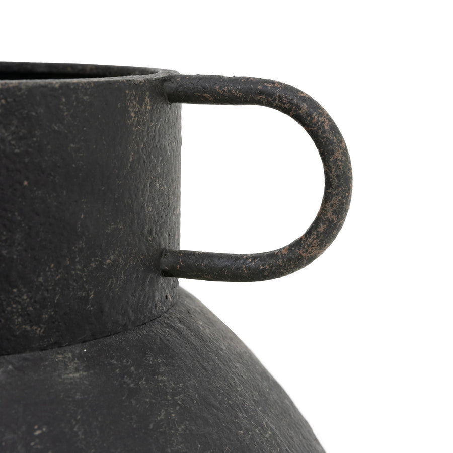 Teide Metal Vase Small - Teide Metal Vase Small Sterling Home 2