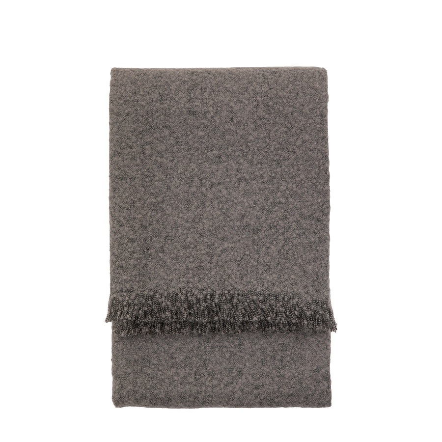 Melange Acrylic Dark Grey Throw - Melange Acrylic Throw Dark Grey 130x150CM Sterling Home 1