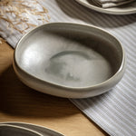 Pebble Glaze Grey Pasta Bowl Set Of 4 - DHD Pebble Glaze Pasta Bowl Dove Grey 4Pk Sterling Home 1