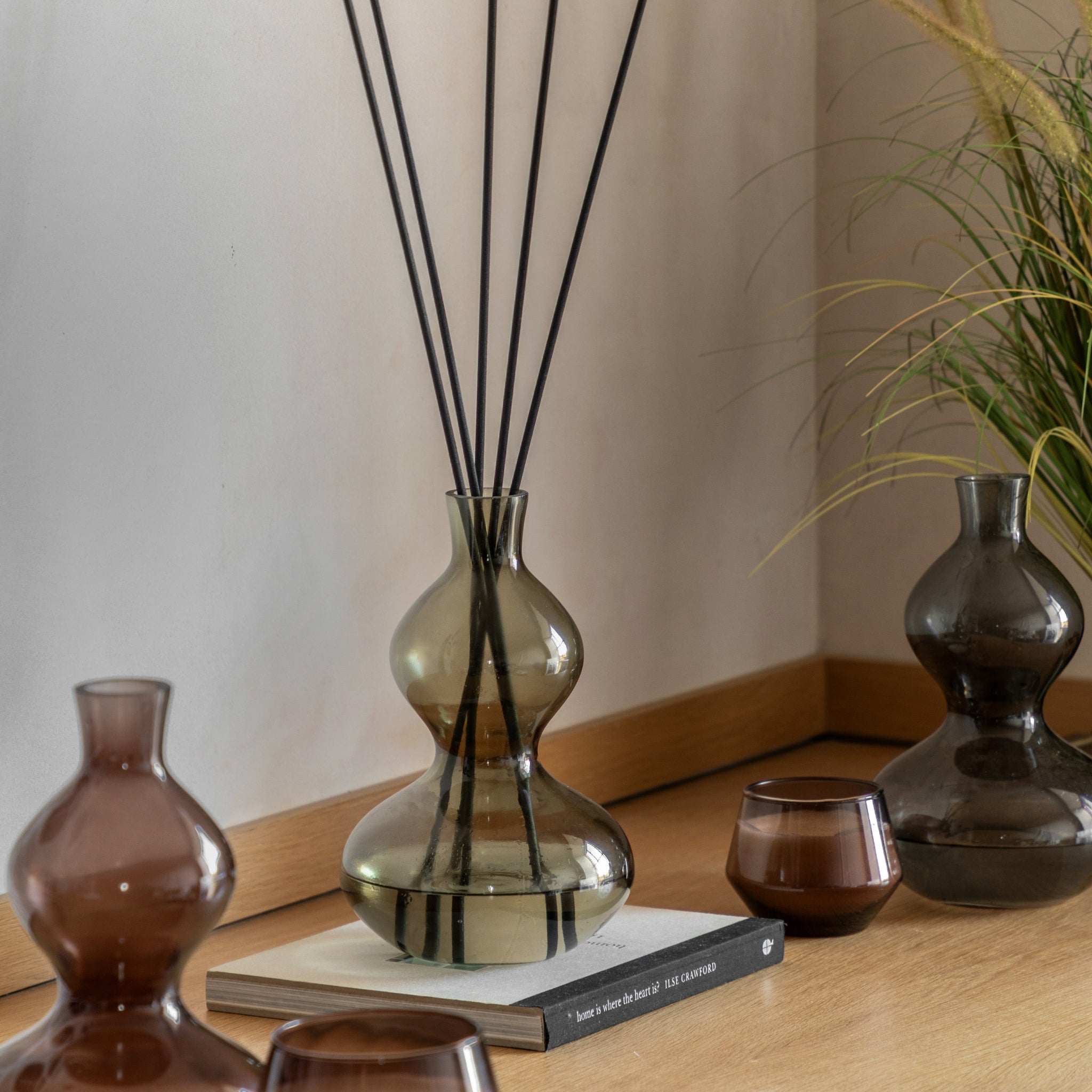 Lime Basil And Mandarin Glass Diffuser - Lime Basil & Mandarin Glass Diffuser 500ML Sterling Home 1