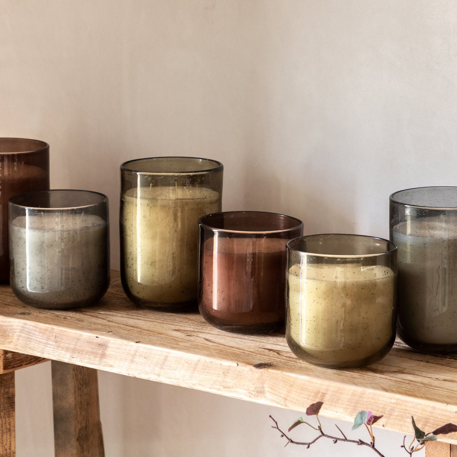Sandalwood & Cedarwood Glass Candle Large - Sandalwood & Cedarwood Glass Candle Large Sterling Home 3