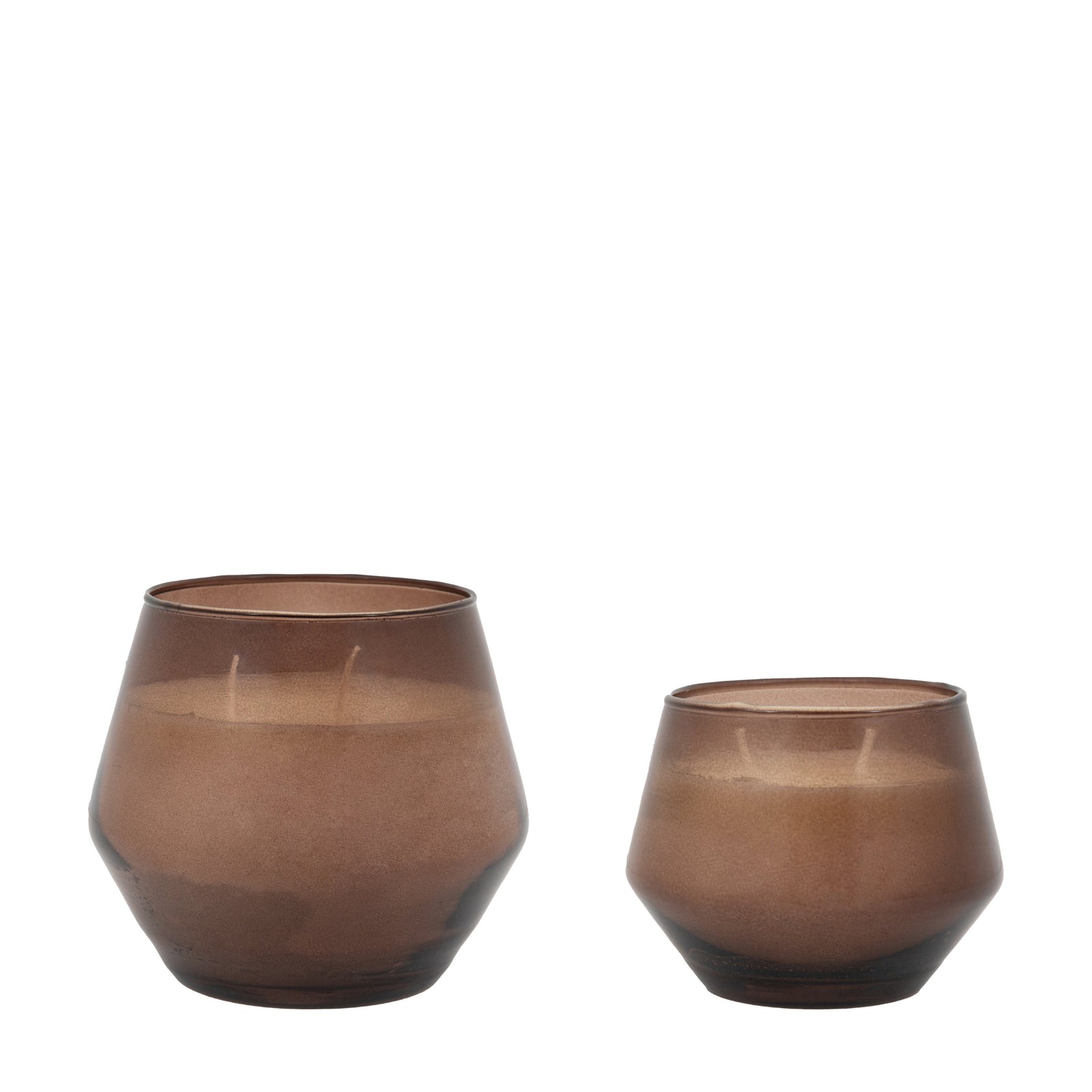 Oud Rose Glass Candle Set of 2 - Oud Rose Glass Candle Set of 2 Sterling Home 3