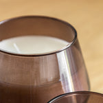 Oud Rose Glass Candle Set of 2 - Oud Rose Glass Candle Set of 2 Sterling Home 2