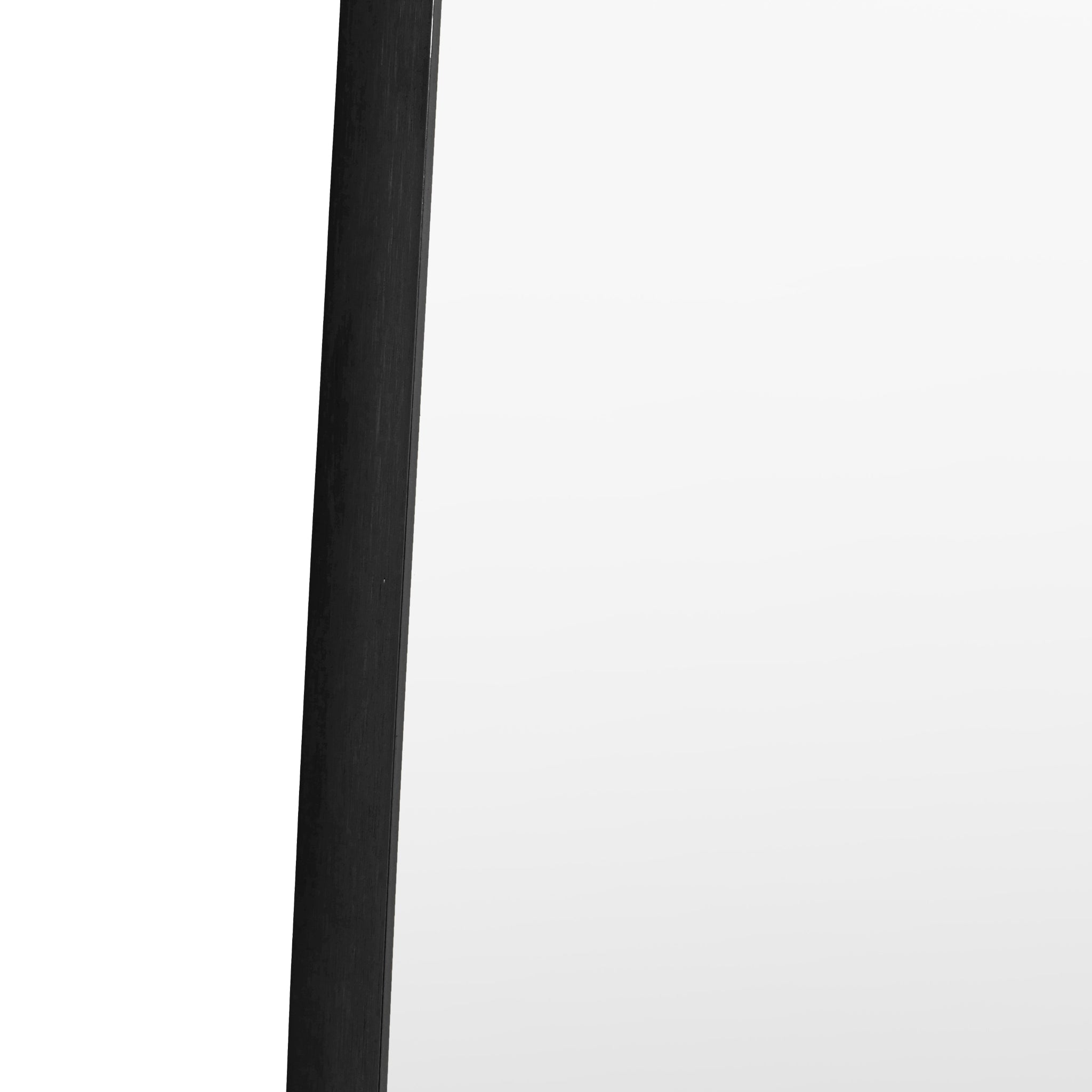 Holworth Shaped Leaner Black Mirror - DHD Holworth Shaped Leaner Black 70X170CM Sterling Home 2