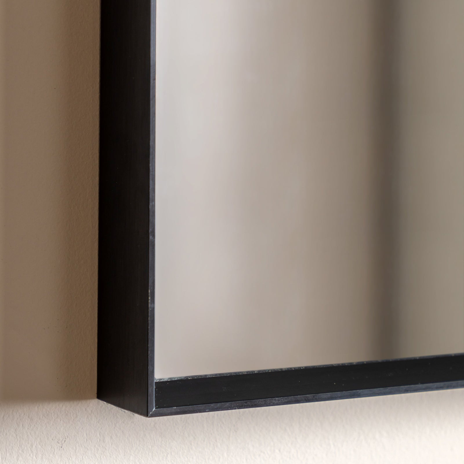 Holworth Overmantle Black Mirror - DHD Holworth Overmantle Mirror Black 90X110CM Sterling Home 3