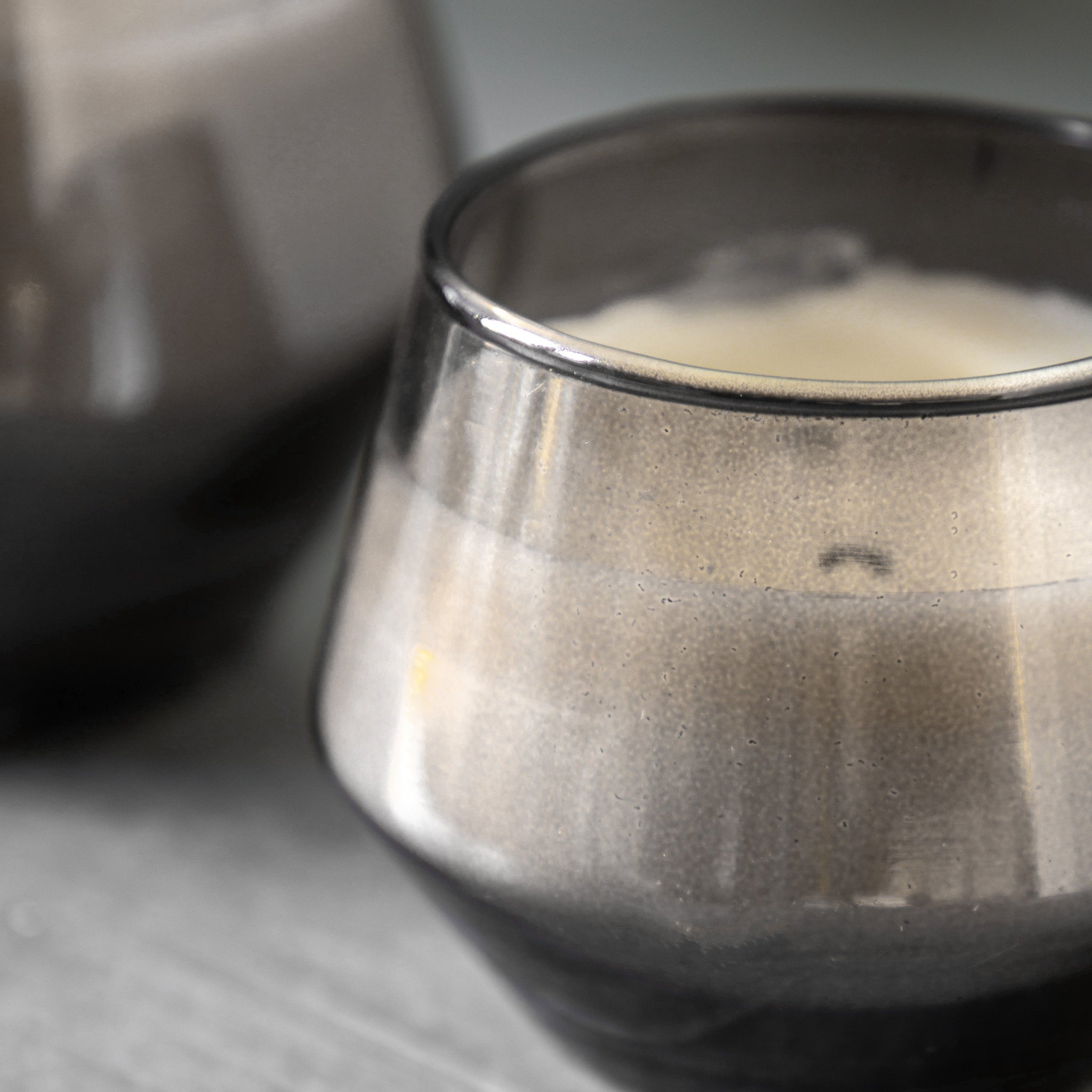 Black Tea & Bergamot Glass Candle Set of 2 - Black Tea & Bergamot Glass Candle Set of 2 Sterling Home 2