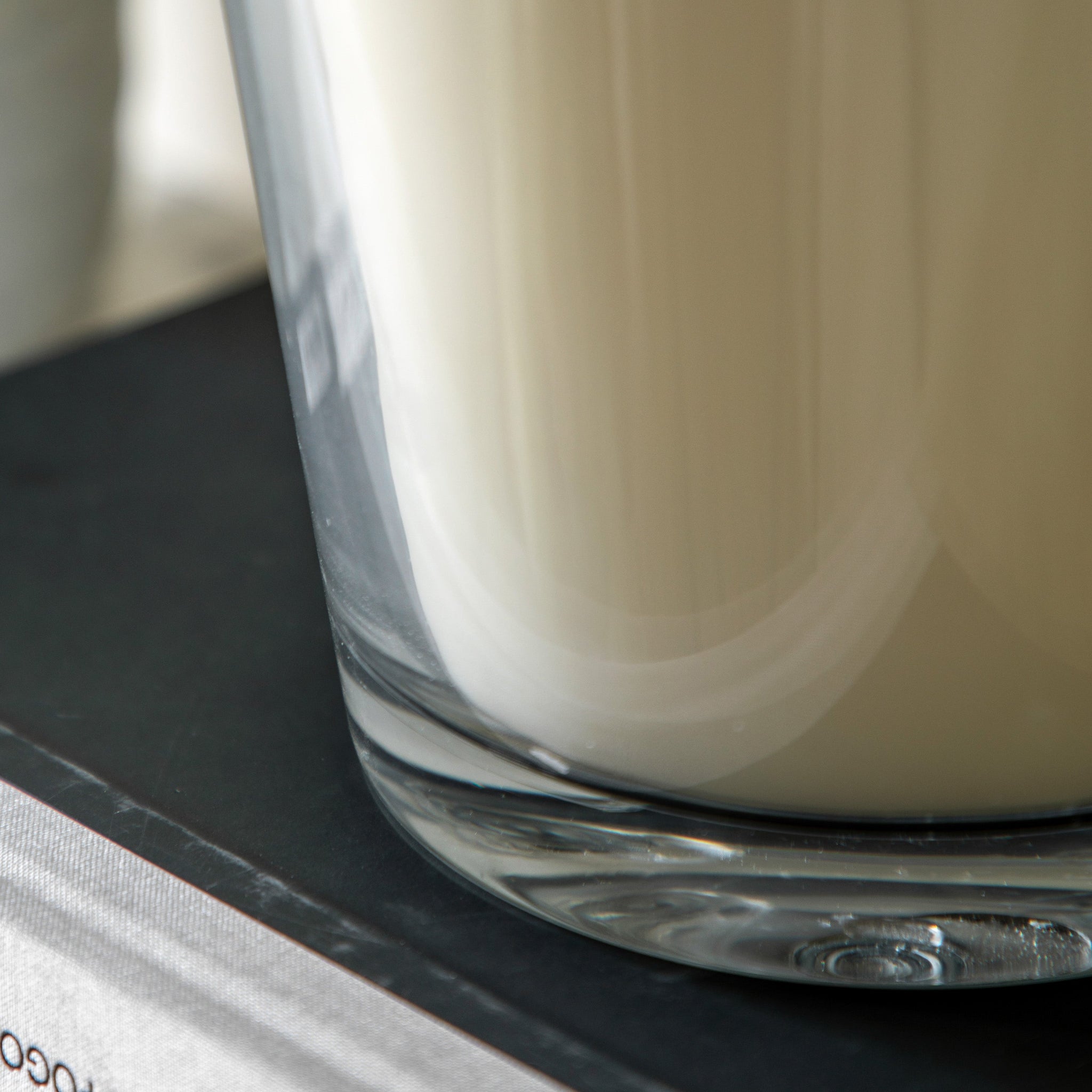 English Pear And Freesia Glass Candle Small - English Pear & Freesia Glass Candle Small Sterling Home 2