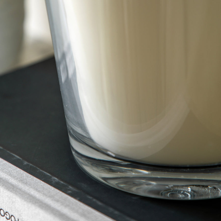 English Pear And Freesia Glass Candle Small - English Pear & Freesia Glass Candle Small Sterling Home 2