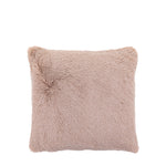 Juniper Faux Fur Cream Square Cushion - Juniper Faux Fur Cushion Mauve 50x50CM Sterling Home 3
