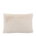 Maple Faux Fur Cream Rectangle Cushion - Maple Faux Fur Cushion Oatmeal 40x60CM Sterling Home 3