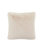 Maple Faux Fur Cream Square Cushion - Maple Faux Fur Cushion Oatmeal 50CM Sterling Home 3