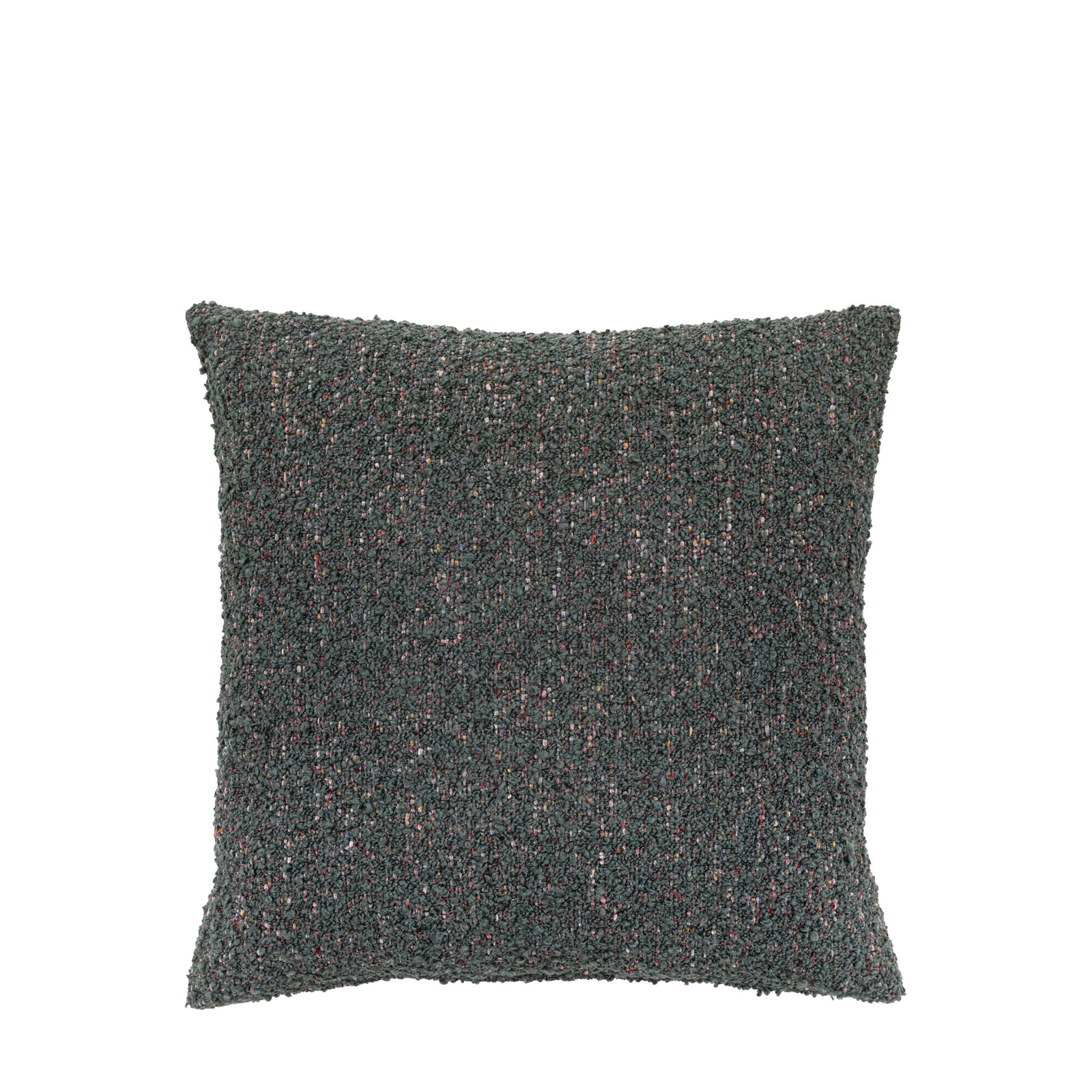 Bouncle Knife Edge Grey Cushion - Boucle Knife Edge Cushion Charcoal 55CM Sterling Home 4