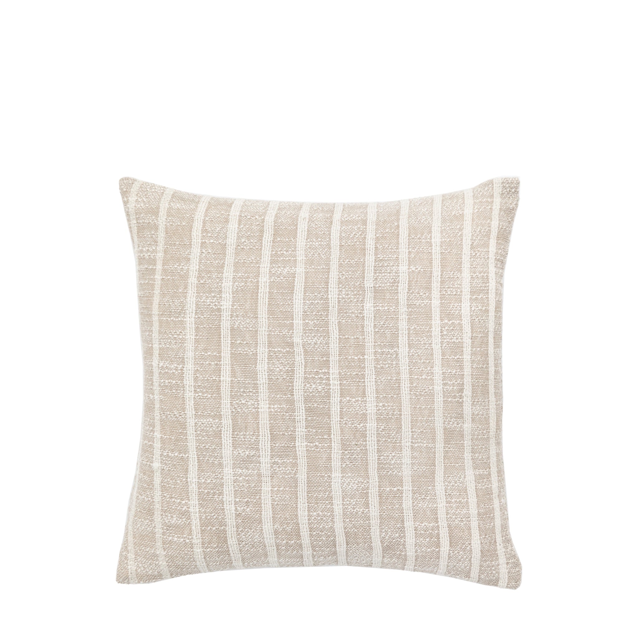 Melford Stripe Cream Cushion - Melford Stripe Cushion Sand 45CM Sterling Home 4