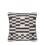 Lohko Woven Black Cushion - Lohko Woven Cushion Ink 45CM Sterling Home 4