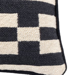 Lohko Woven Black Cushion - Lohko Woven Cushion Ink 45CM Sterling Home 2