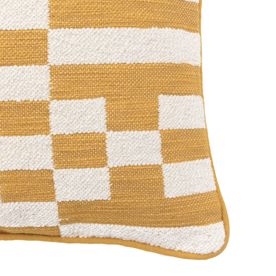 Lohko Woven Yellow Cushion - Lohko Woven Cushion Ochre 45CM Sterling Home 2
