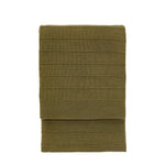 Florence Knit Green Throw - Florence Knit Throw Olive 130x170CM Sterling Home 1