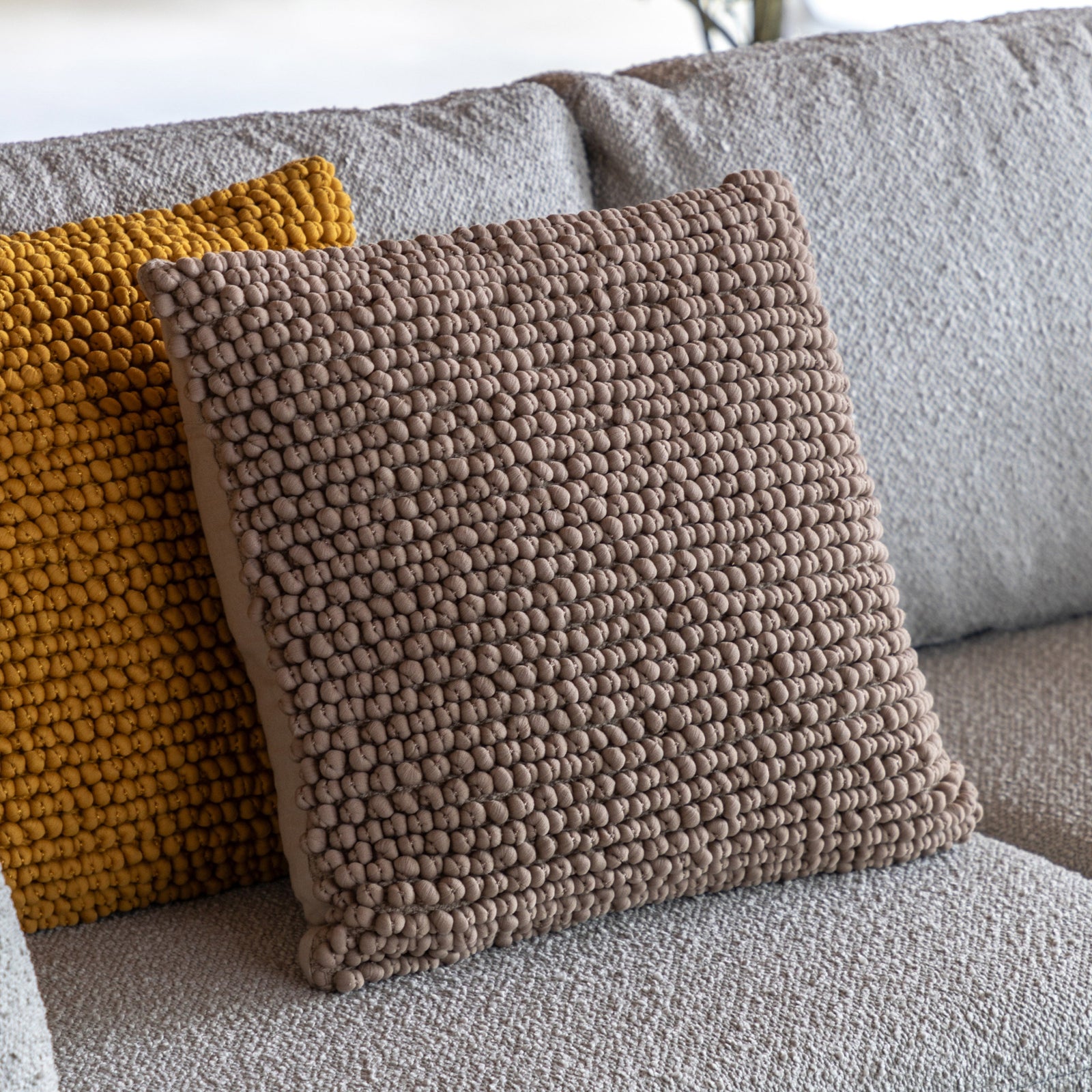 Pino Brown Cushion - Pino Cushion Taupe 45CM Sterling Home 1