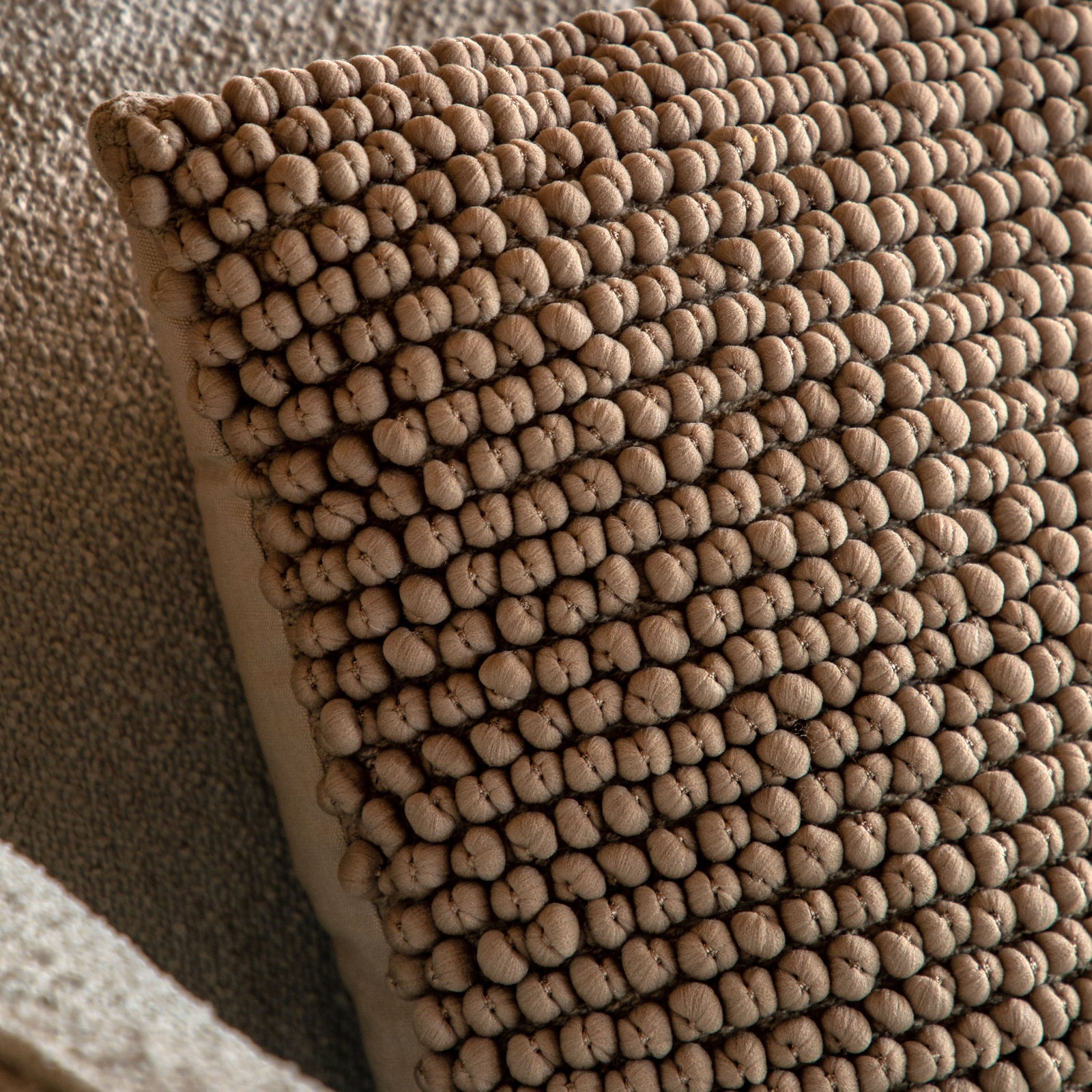 Pino Brown Cushion - Pino Cushion Taupe 45CM Sterling Home 2