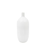 Santa Glass Bottle Vase White Large - Santo Glass Bottle Vase White Large Sterling Home 3