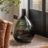 Rueda Green Giant Glass Bottle Vase