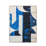 Cobalt Abstract Framed Canvas - DHD Cobalt Abstract Framed Canvas 90X120CM Sterling Home 4