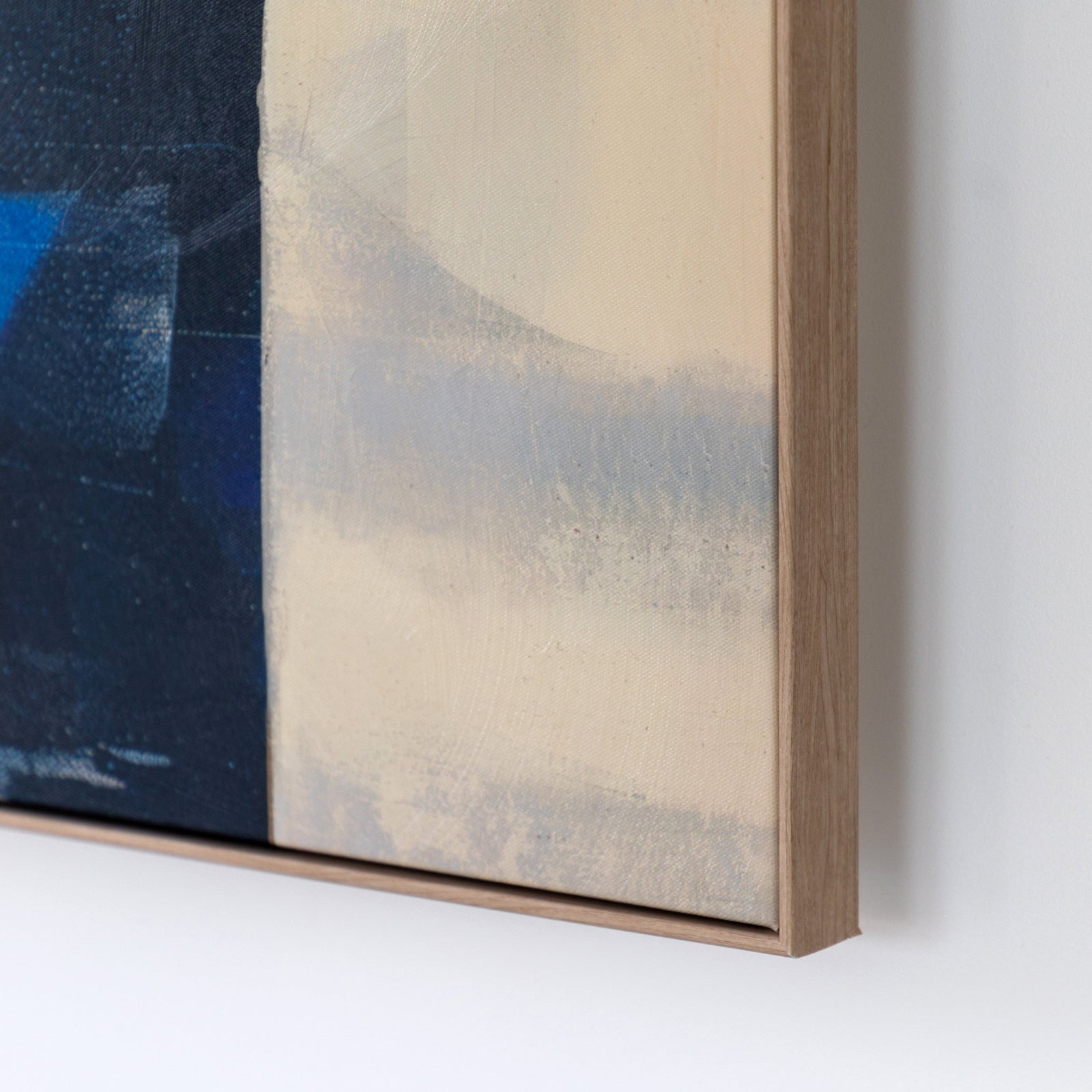 Cobalt Abstract Framed Canvas - DHD Cobalt Abstract Framed Canvas 90X120CM Sterling Home 3
