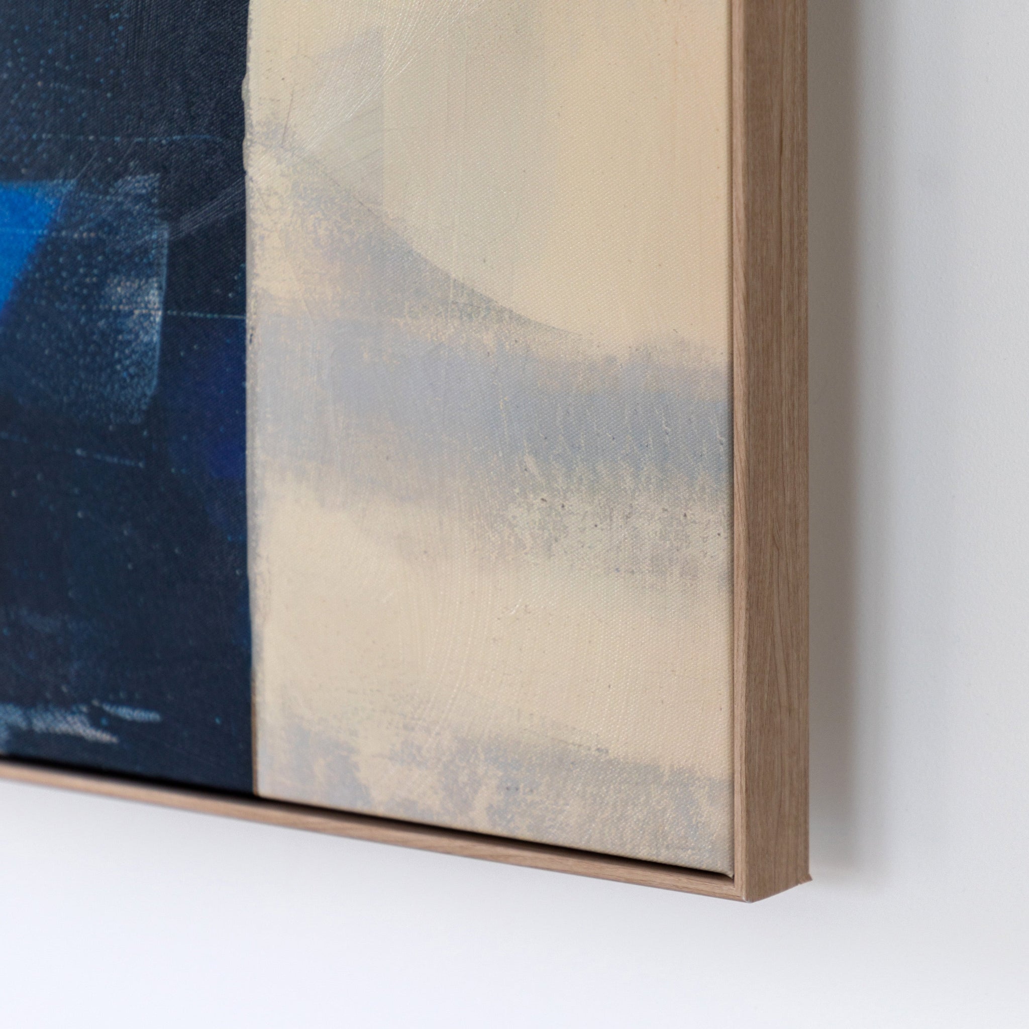 Cobalt Abstract Framed Canvas - DHD Cobalt Abstract Framed Canvas 90X120CM Sterling Home 3