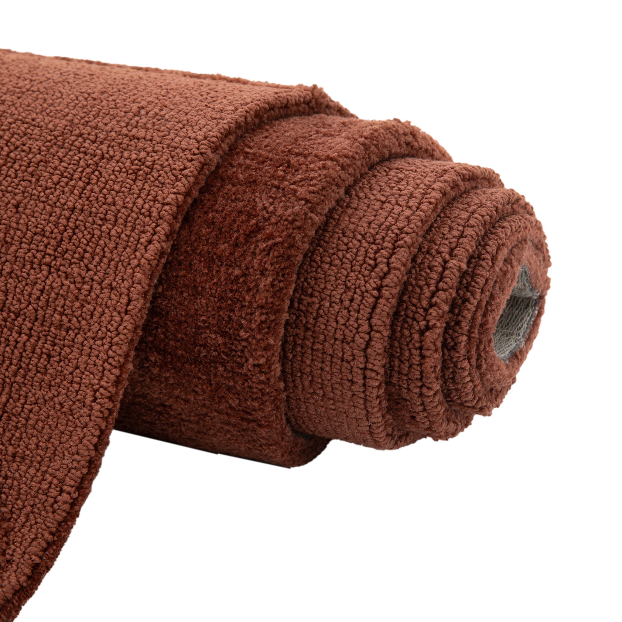 Cortland Block Brown Rug Large - DHD Cortland Block Rug Nutmeg Large Sterling Home 3