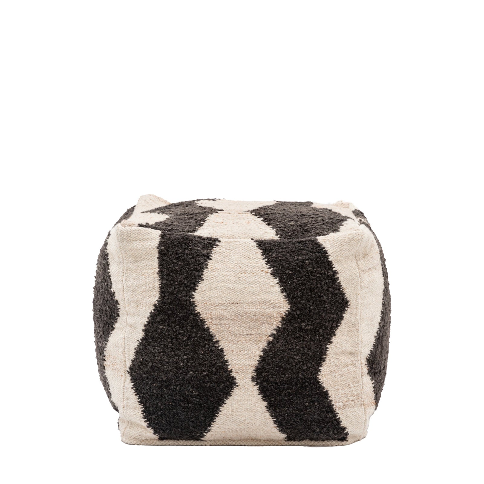Visby Mono Pouffe - Visby Mono Pouffe 50x50x40CM Sterling Home 3