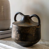 Gobi Cast Metal Vase Small