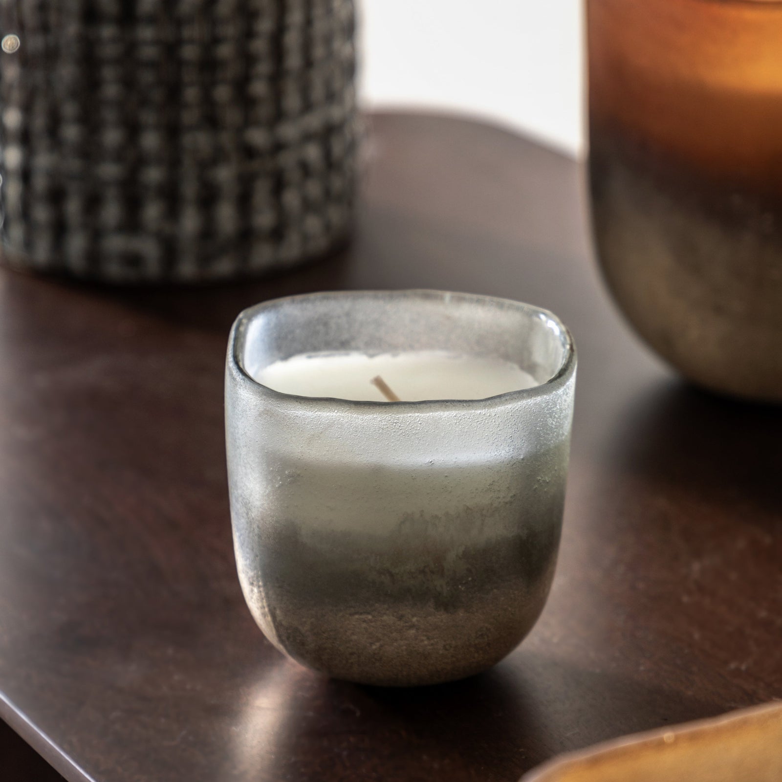 Mercury Candle Amber & Lily Small - Mercury Candle Amber & Lily Small Sterling Home 1