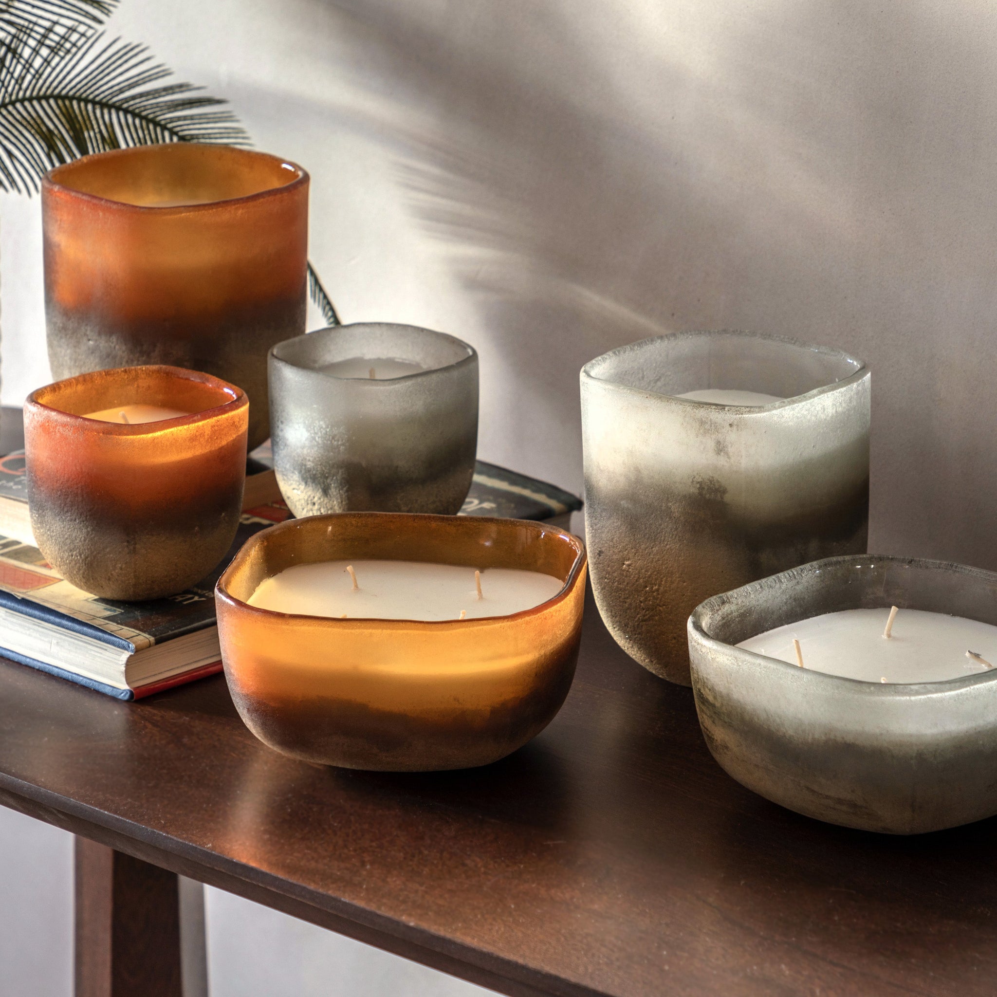 Mercury Candle Amber & Lily Small - Mercury Candle Amber & Lily Small Sterling Home 2