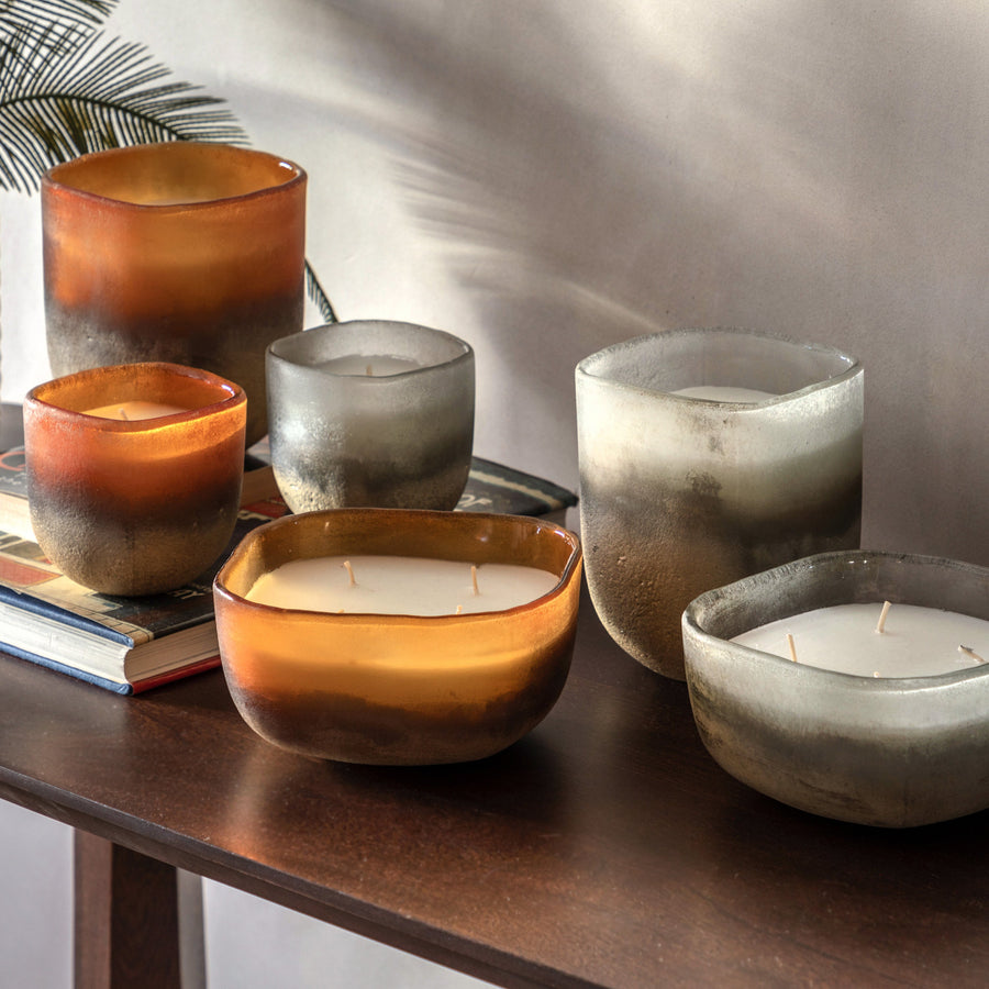 Mercury Candle Amber & Lily Small - Mercury Candle Amber & Lily Small Sterling Home 2