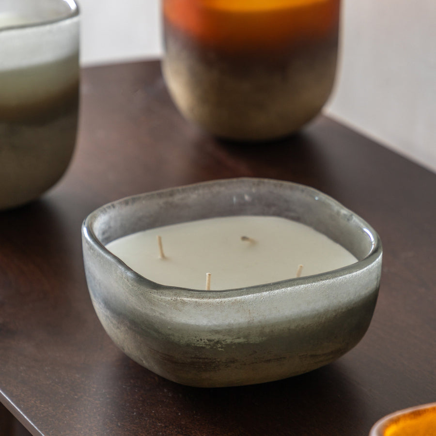 Mercury Candle Amber & Lily Large - Mercury Candle Amber & Lily Large Sterling Home 1