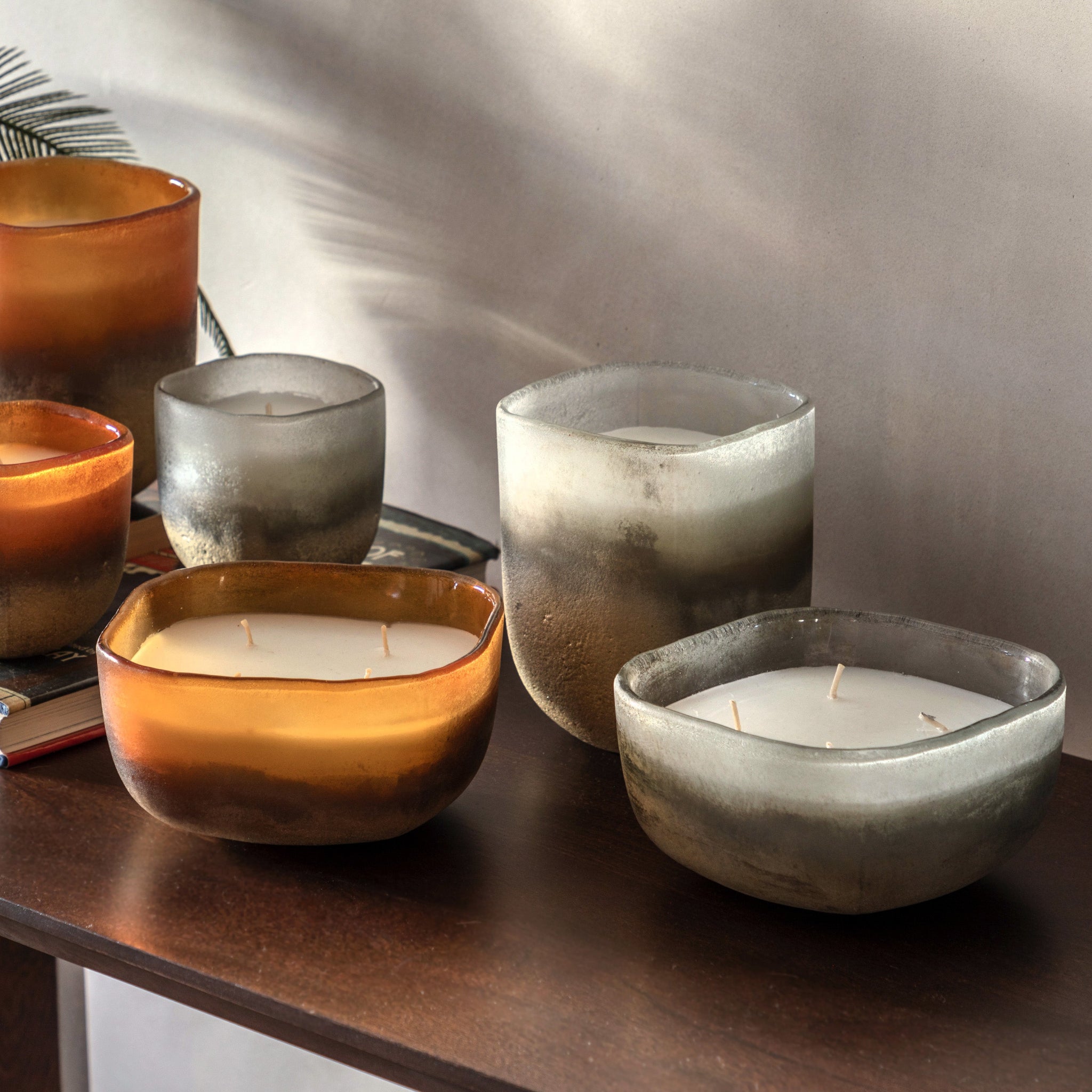 Mercury Candle Amber & Lily Medium - Mercury Candle Amber & Lily Medium Sterling Home 3