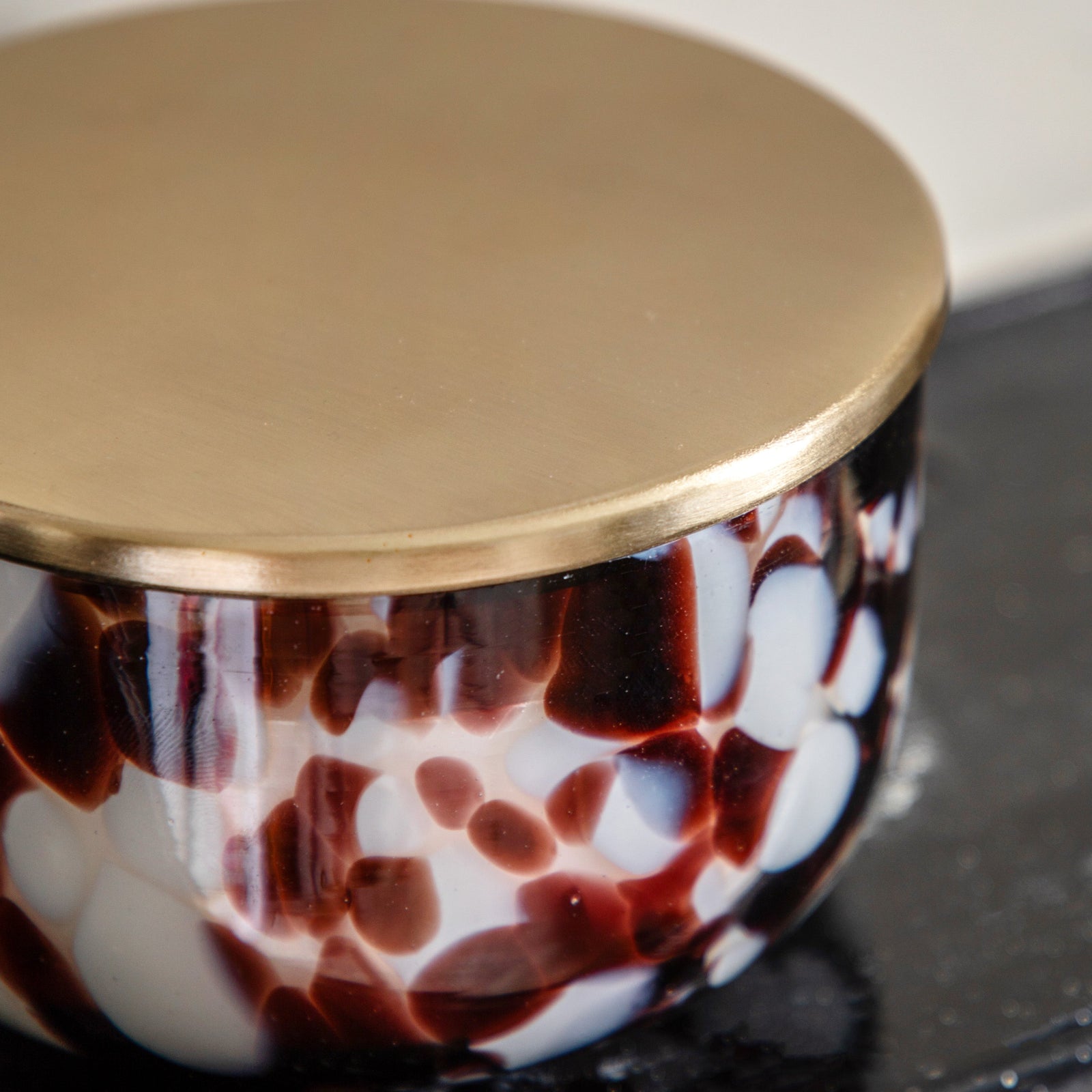 Confetti Candle Medium - Confetti Candle Brown Medium Peony Musk Sterling Home 3