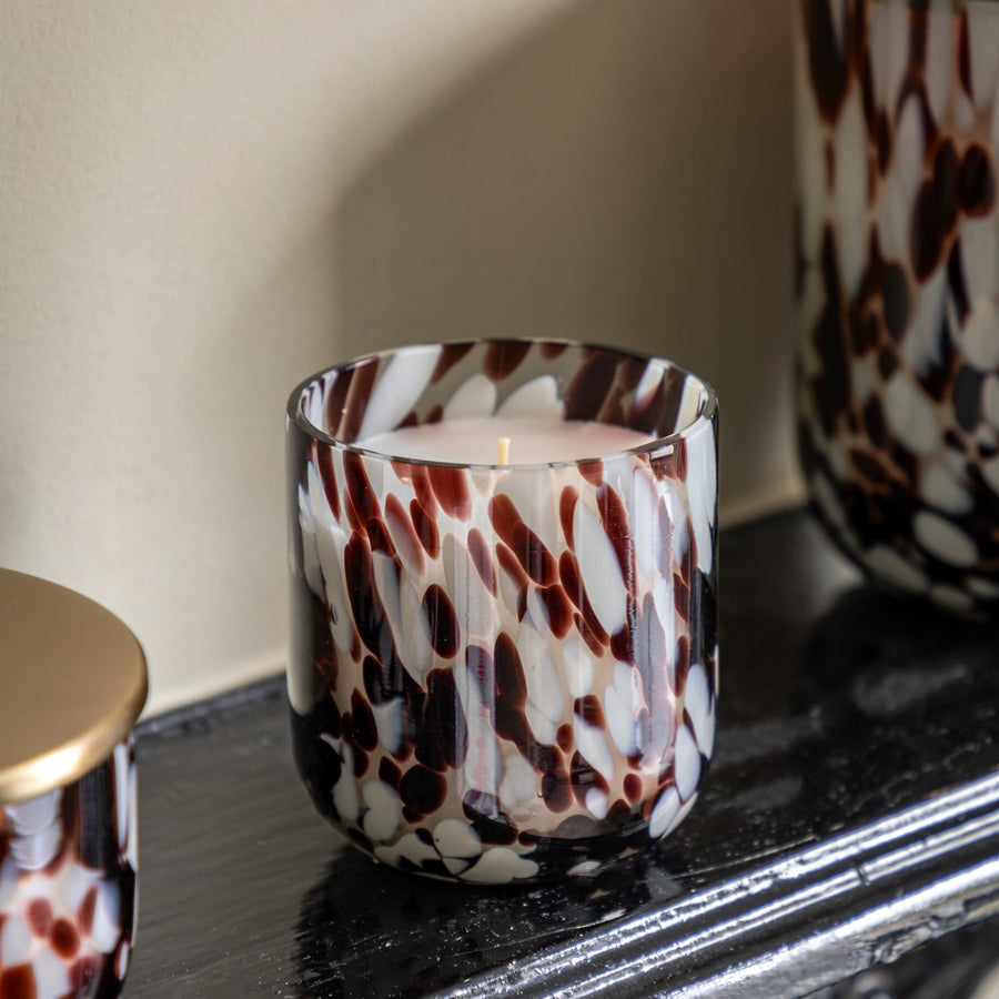 Confetti Candle Small - Confetti Candle Brown Small Peony Musk Sterling Home 2