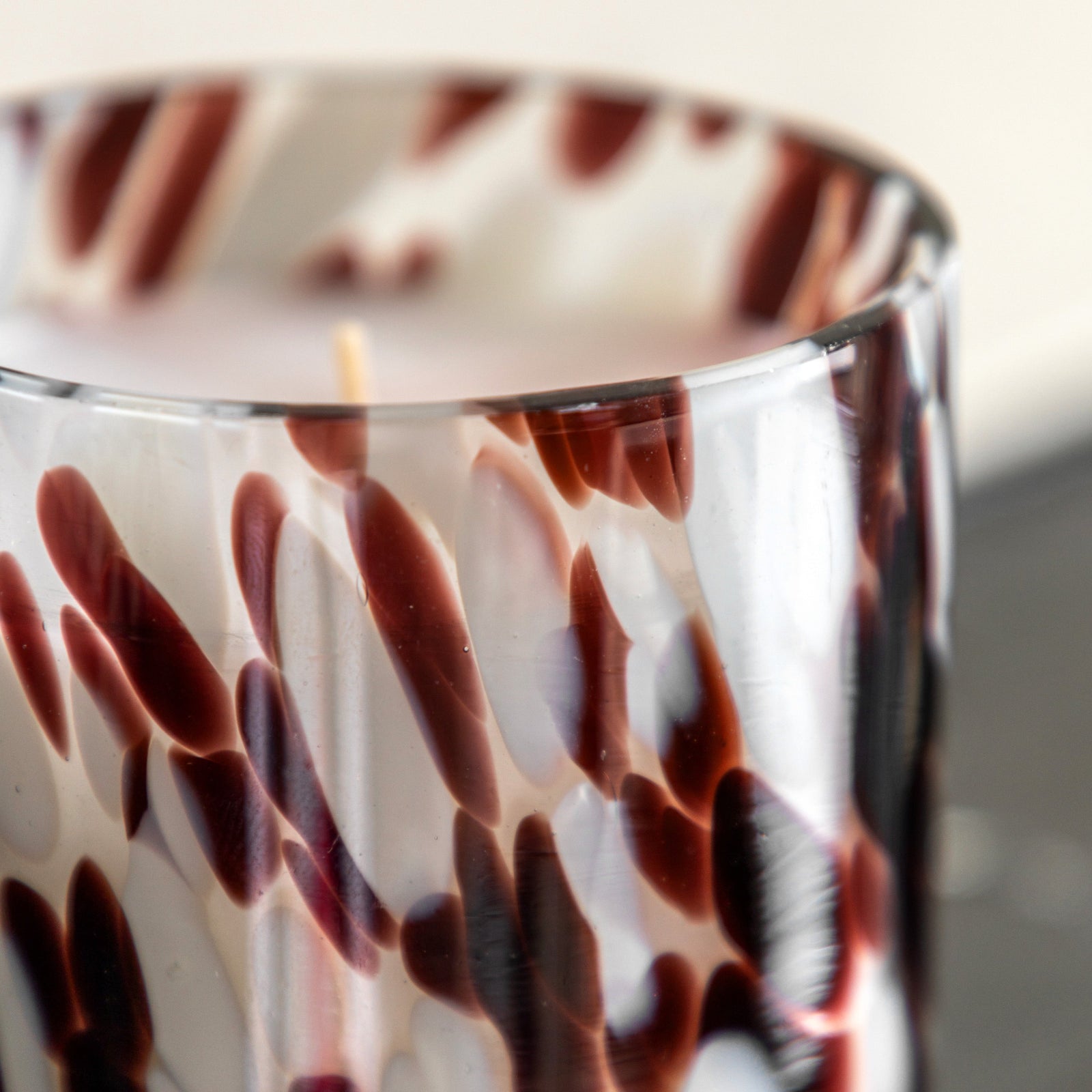 Confetti Candle Small - Confetti Candle Brown Small Peony Musk Sterling Home 3