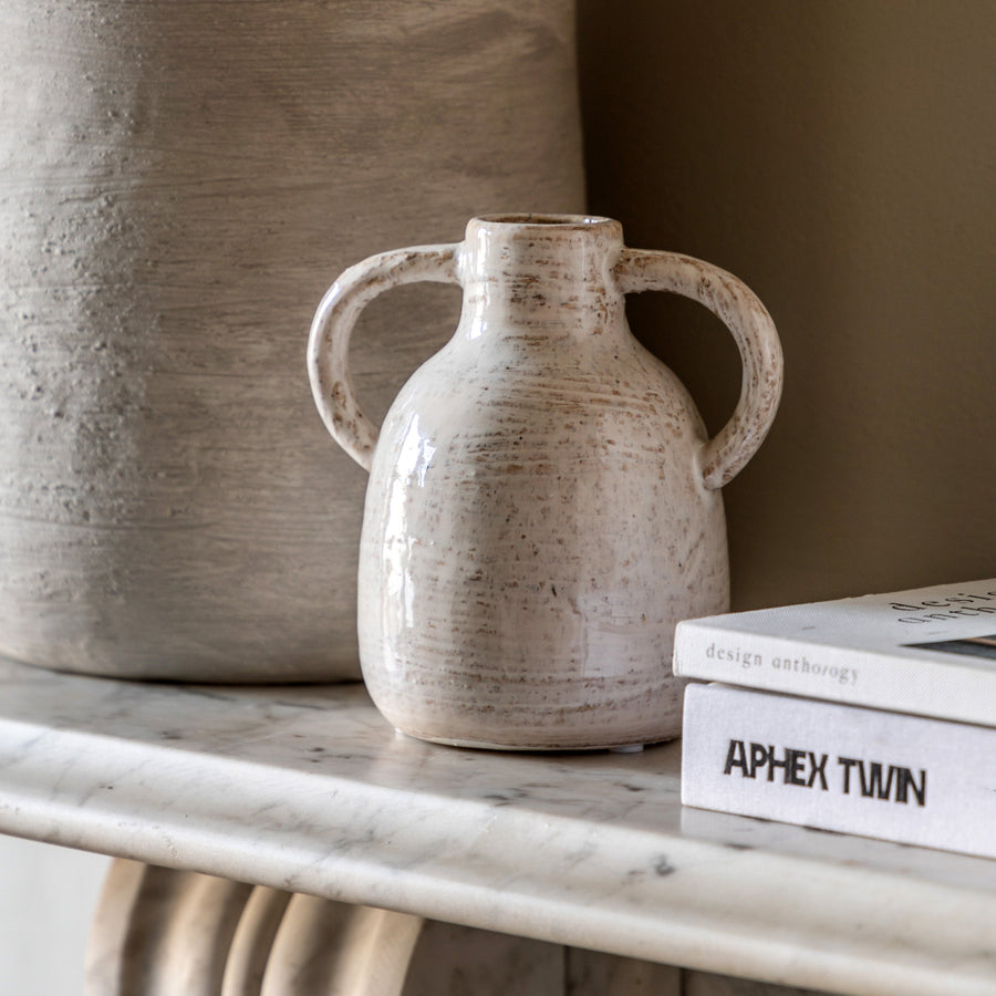 Mobi Ceramic Bottle Vase Small - Mobi Ceramic Bottle Vase Small Sterling Home 1