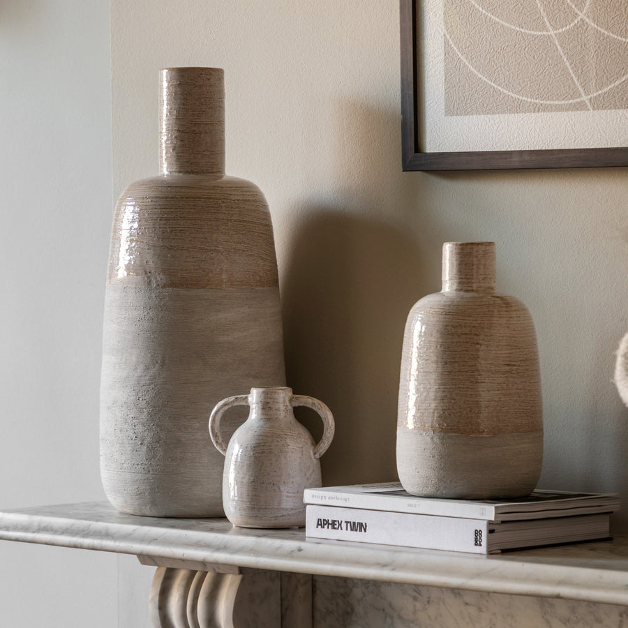 Mobi Ceramic Bottle Vase Small - Mobi Ceramic Bottle Vase Small Sterling Home 2