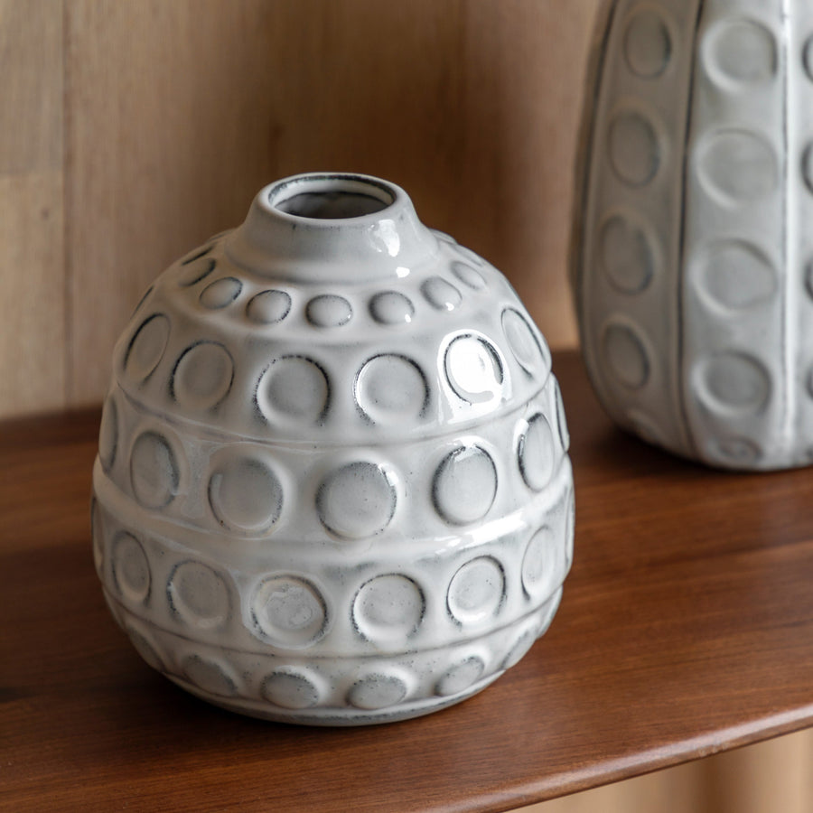 Kusama Dotted Ceramic Vase Small - Kusama Dotted Ceramic Vase Small Sterling Home 1