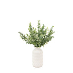 Artificial Eucalyptus With Retro Vase - Retro Vase with Eucalyptus Sterling Home 4